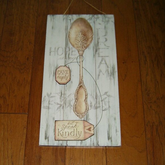 Decorative Wood Wall Hanging for the Kitchen - Picture 1 of 3